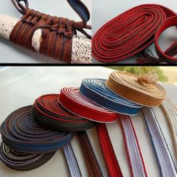 Dois belos cordões de cor enfrentados de seda sintética que envolve sageo para japão katana wakizashi tanto - Image 2