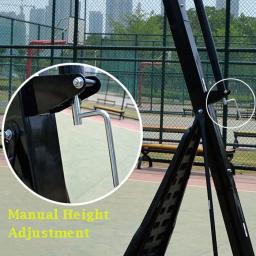 Suporte de basquete móvel portátil, altura ajustável, aro para jovens adultos, adolescentes, uso interno e externo, 8ft -10ft, 2.5m-3.05m - Image 5