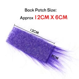 Bimoo Mão Artificial Artesanato Pele, Streamer De Fibra Sintética, Iscas De Pesca De Truta, Material De Amarração Mosca, Iscas Peludas Longas, 12x6cm, 14 Pacotes - Image 3