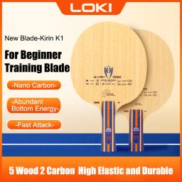LOKI-Lâmina De Tênis De Mesa, Madeira Pura, FL, CS Ofensiva + Pingue-pongue, Bat para Iniciante, Treinamento Avançado, K1, K2, K3, K5, K6, K7, 5, 7 Dentes - Image 2