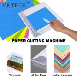 Aparador De Papel Scoring Board Craft Paper Cutter Photo Scrapbook Blades Cutting Machine Folding e Scorer para Foto 36x35cm - Image 3