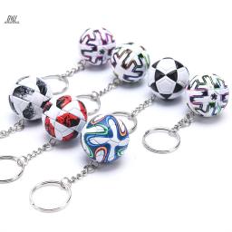 Chaveiro de couro do plutônio para homens 3D esportes chaveiro, chaveiro do futebol, recordações, fãs do futebol, pingente, presentes do namorado, 1pc - Image 3