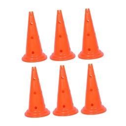 Cone alaranjado do treinamento do esporte, cones do futebol, marcador do campo, 6 PCes - Image 4