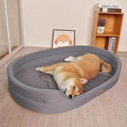 Sofá-cama impermeável e anti-ácaro para cães e gatos, Tapete resistente à mastigação, Resistente ao desgaste, Tecido Oxford, À prova de vazamento, Anti-murine In - Image 2