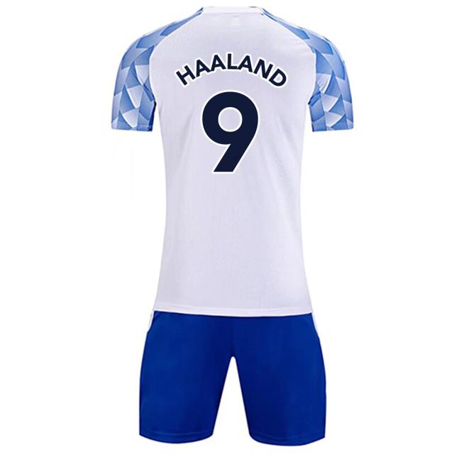 Conjunto de Camisas de Futebol Unissex para Crianças e Adultos com 3 Peças e Manga Curta para Treino Juvenil