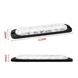 Luzes LED estroboscópicas para carro, luz estroboscópica da polícia, luz estroboscópica da polícia, luz de emergência, 12V, 24V, 6 LEDs - Image 4