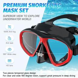 Óculos de natação ajustáveis para adultos, 180 ° Wide Vision, Anti-Fog, Proteção UV, Óculos de mergulho, Kids Gift, Swim Sports - Image 3