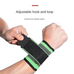1pc esportes compressão cinta de pulso fino respirável ajustável mão envoltório suporte pulseira para basquete badminton - Image 1