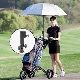 Carrinho de golfe guarda-chuva titular plástico guarda-chuva suporte de armazenamento multifuncional carrinho de golfe guarda-chuva suporte ajustável montagem guarda-chuva - Image 4