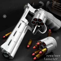 Automático Revolver Dart Bullet Toy Gun Lançador mecânico Pistola de tiro contínuo, CS arma ao ar livre para criança e adulto, ZP5 357 - Image 1