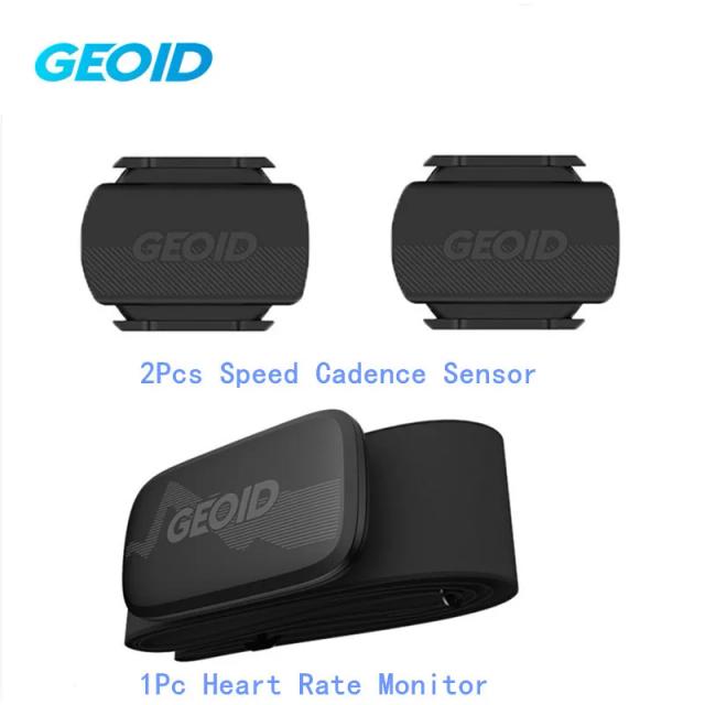 Computador de Ciclismo Sem Fio Geoid HS500 com Frequência Cardíaca, Bluetooth e Conexão ANT+ para Saúde e Fitness