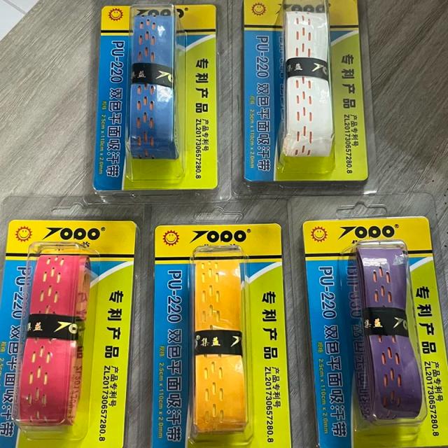 Fita Esportiva Grossa para Raquete de Tênis - 5 Peças com Aderência Máxima e Elasticidade para Badminton