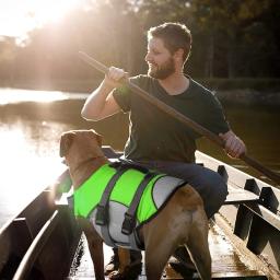 Colete salva-vidas do cão ajustável com alça de resgate de segurança do esporte colete roupa do cão filhote de cachorro flutuante terno de natação para todos os cães de estimação - Image 4