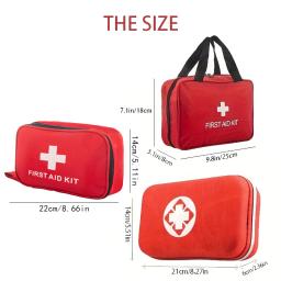 Kit médico de emergência multifuncional portátil, caça ao ar livre, caminhadas, camping, etc. Kit de primeiros socorros - Image 4