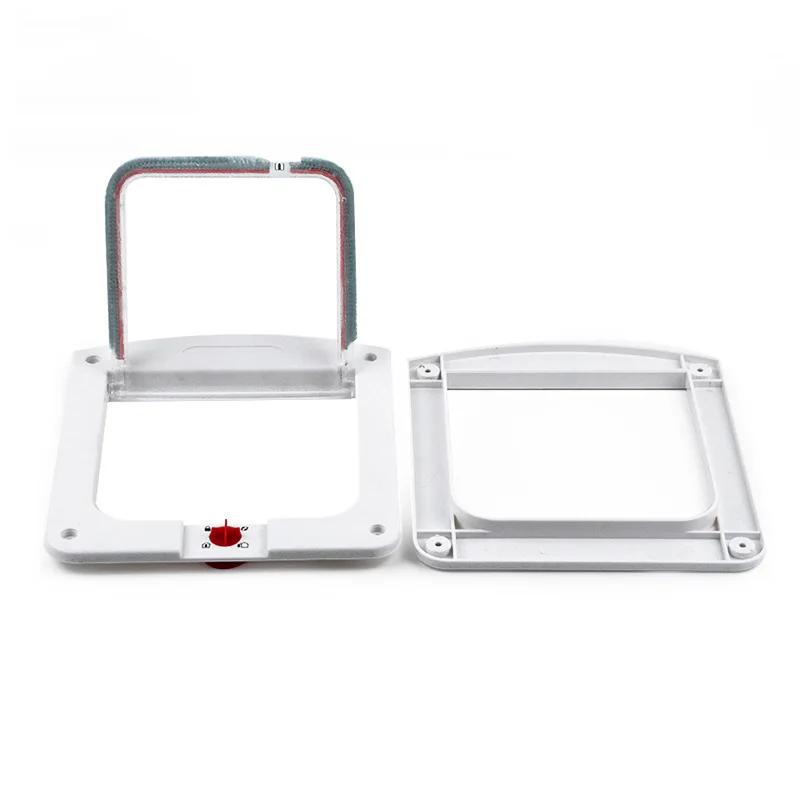 Intempéries Porta Interior Flap para Pet, 4 Way Locking, Cat Flap, Adequado para Janela, Doggie, 4 W, 4 W - Image 1