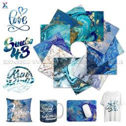 XFX-Papel De Sublimação De Mármore Aquarela, Tinta De Transferência De Vinil, Adequado Para Canecas, Imprensa Do Calor, DIY T-Shirts Coasters, Caneca, 12*12 em - Image 1