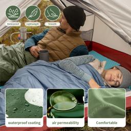 sacos de dormir saco de dormir ultralight saco de dormir naturehike lw180 ultraleve algodão saco de dormir primavera verão saco de dormir caminhadas ao ar livre acampamento saco de dormir - Image 3