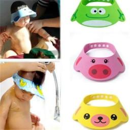 Chapéu para lavagem do cabelo para crianças, Proteção auricular, Shampoo Seguro para Crianças, Shower Protect Head Cover - Image 1