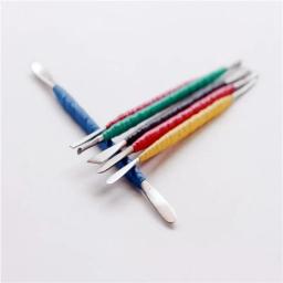 6 pçs/set ferramentas cay cerâmica escultura artesanal arte diy ferramenta de argila de aço inoxidável cabeças duplas ferramentas artesanato argila polímero - Image 5