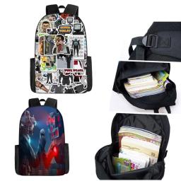 Skibidi-Mochila Sanita para Homens e Mulheres, Bolsa Escolar, Titãs, Cameraman, Lancheira, Alto-falante, TV, Estojo de Lápis, Bookbag, Kid - Image 3