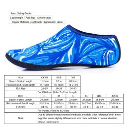 Homens Mulheres Crianças Esporte Aquático Praia Meias de Natação Fino Multi Impressões Anti Slip Fitness Yoga Dança Swim Surf Diving Underwater Shoes - Image 6