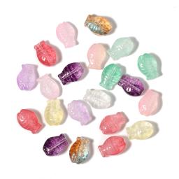 20 pçs forma mista contas de vidro cristal oceano série estrela do mar concha peixe charme pingente para fazer jóias diy colar acessórios - Image 4