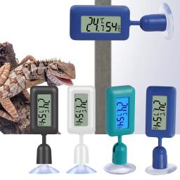 Digital réptil termômetro higrômetro com ventosa medidor de umidade temperatura para terrário réptil acessórios - Image 1