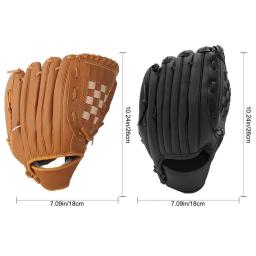 Luva de beisebol de couro PU para treinamento, luvas rebatidas, equipamentos de prática, esporte ao ar livre, 10.5in, 1pc - Image 6
