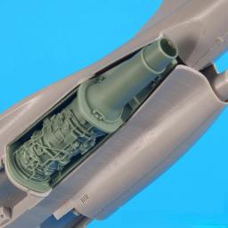 Die Cast Resina Figura Kit Modelo de Montagem, Aeronaves Modificação Peças, Expansão Board Kit Peças, sem pintura Harrier T-4, 1:48 Escala - Image 1