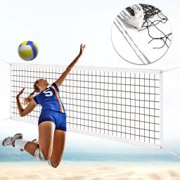 Rede de voleibol resistente atualizada, resistência às intempéries, portátil, quadro resistente a rasgos, esportes, ao ar livre - Image 5