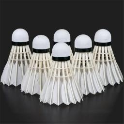 Peteca de Badminton Profissional, Pena Do Ganso Negro, Bola De Treinamento Do Esporte, 3 6 12Pcs - Image 5