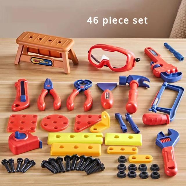 Brinquedo de Ferramenta de Reparo Infantil com Chave de Fenda Elétrica Simulada - 1 Conjunto