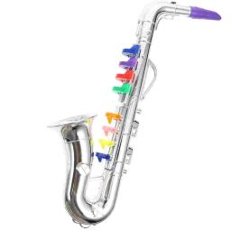 Tons simulação saxofone trompete brinquedo crianças instrumento musical cedo brinquedos educativos presentes de aniversário - Image 1