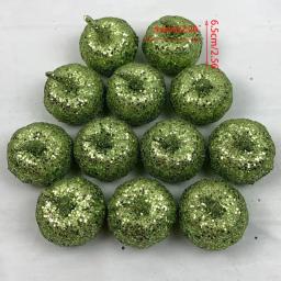 12 pçs artificial mini metálico glitter lantejoulas abóbora para decoração festa diy - Image 6