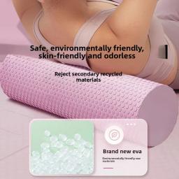 Rolo de espuma de ioga EVA de alta densidade para pilates, massagem muscular e fitness, tamanhos 30 cm de diâmetro 10 CM unissex - Image 4
