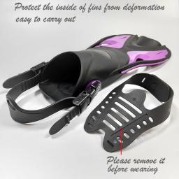 Profissionais Nadadeiras de Mergulho Adulto Ajustável Nadadeiras De Mergulho Sapatos De Natação Silicone Mergulho Submersível Pé Monofin - Image 2