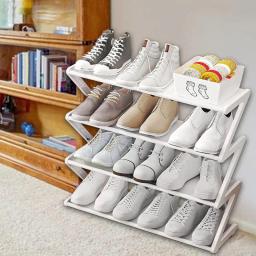 Multifuncional Sapato Rack De Armazenamento, Free Standing Shoe Tower, Dormitório Doméstico, Sneaker Shelf, Montado Z, Entrada - Image 5
