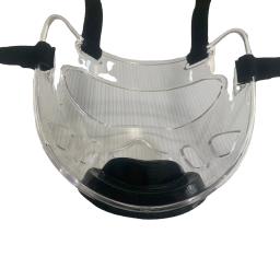 Taekwondo máscara removível proteção facial transparente engrossado máscara capacete de formação protetora viseira kung fu artes marciais - Image 6