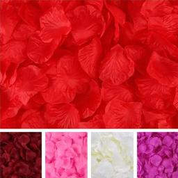 1000/3000 pçs venda rosa flor pétala casamento seda pétalas brancas decoração da festa de casamento pétala rosa vermelha flores artificiais suprimentos 50% - Image 3