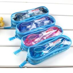 Anti nevoeiro à prova dwaterproof água natação óculos de natação natação piscina esporte óculos de água eyewear com saco tampões para homens feminino meninos meninas - Image 1