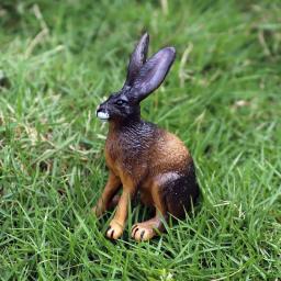 Simulação Animais selvagens Figuras de ação, Anta malaia, Ouriço, Waterbuck, Cassoar, Lêmure rufado, Rena, Aves domésticas, Coelho, Brinquedo burro - Image 4