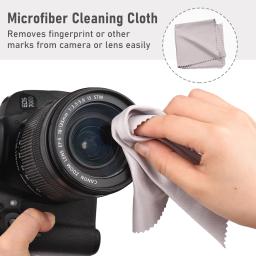 Kit de limpeza da câmera com luvas antiestáticas, 1 par, escova 3-em-1, 1 pano de limpeza para câmera digital DSLR - Image 2