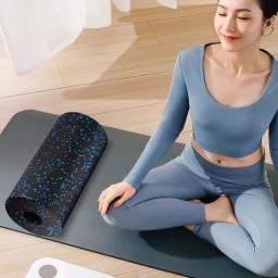 Rolo de espuma fitness coluna de massagem rolo muscular de alta densidade multi-função epp oco rolo de massagem antiderrapante para yoga pilates - Image 3