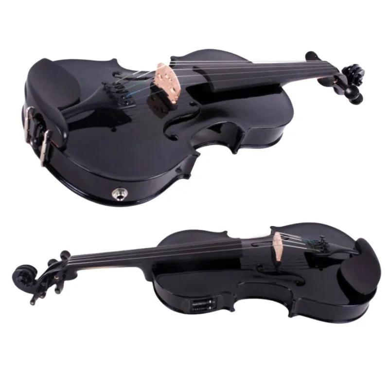 Viola acústica elétrica, cores pretas, 5 cordas, 15 "-16", bom som - Image 6