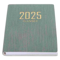 Linha dupla 2025 agenda trabalho estudante mini fichário o caderno agenda bloco de notas calendário 1060x780x080cm papel planejador diário - Image 4