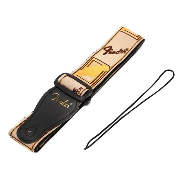 Correia Ajustável de Couro para Guitarra Elétrica e Baixo com Finais Atualizadas e Estilo High-End
