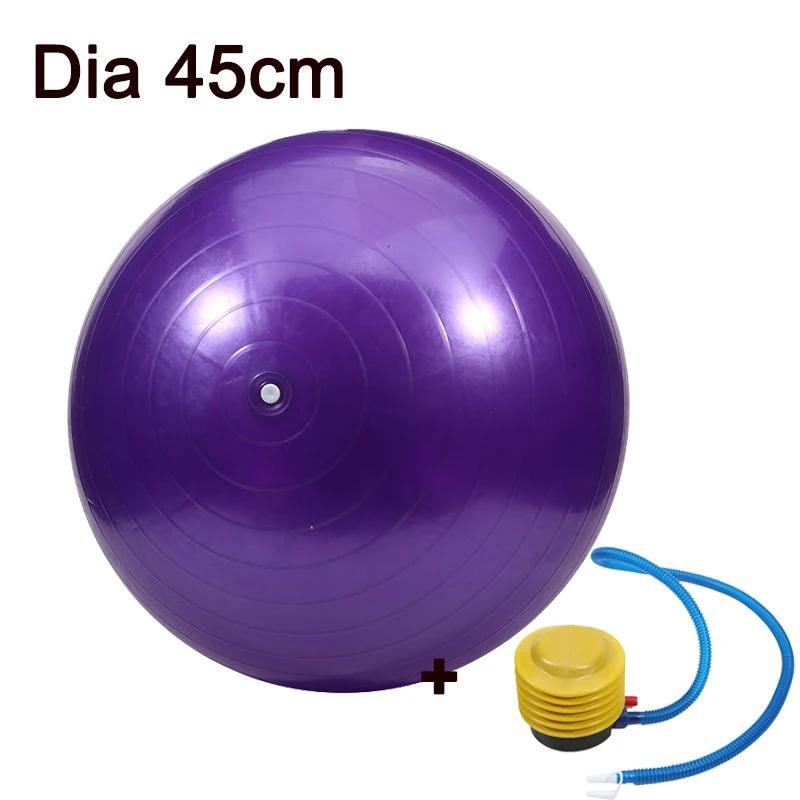 Esporte yoga bolas pilates bola de fitness ginásio equilíbrio exercício pilates treino treinamento em casa bola massagem com bomba inflator - Image 1