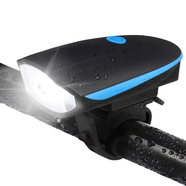 Lanterna de Bicicleta USB Recarregável Impermeável com 3 Modos para Segurança Noturna em Mountain Bike