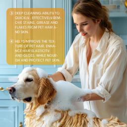 Gel De Banho Desodorizante Natural Para Animais De Estimação, Shampoo Dog, Shampoo Cat, Comichão E Eliminação De Odor - Image 4