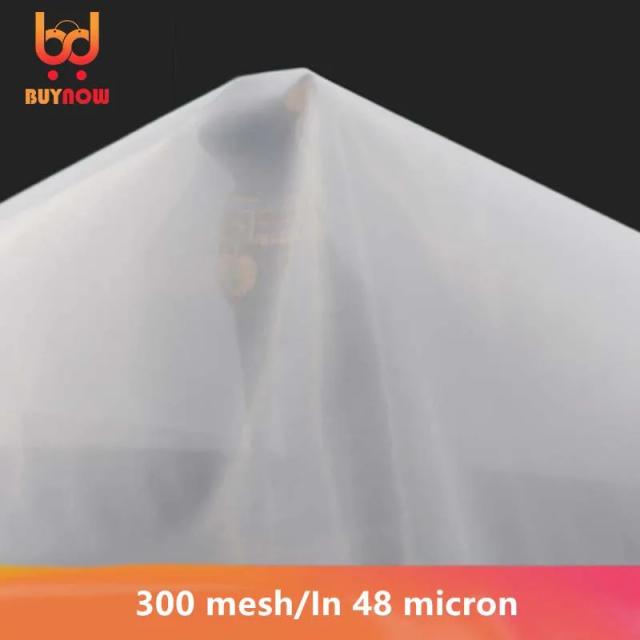 Filtro de Malha de Nylon 300 Mesh - 48 Microns para Soja, Vinho, Café e Aplicações Industriais em 3 Tamanhos
